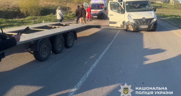 На Львівщині в ДТП за участі двох авто постраждали п’ятеро людей, серед них дитина