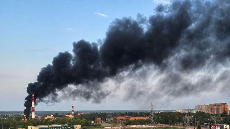 Під Москвою після атаки дронів загорілися завод і складський комплекс Wildberries