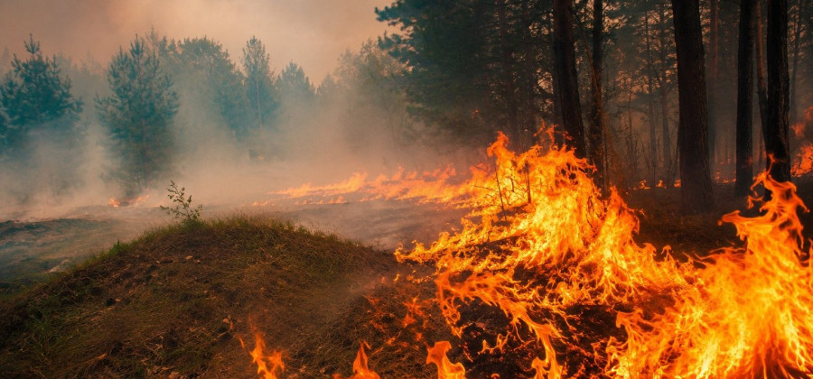 На Львівщині під час гасіння пожежі сухої трави загинула 70-річна жінка